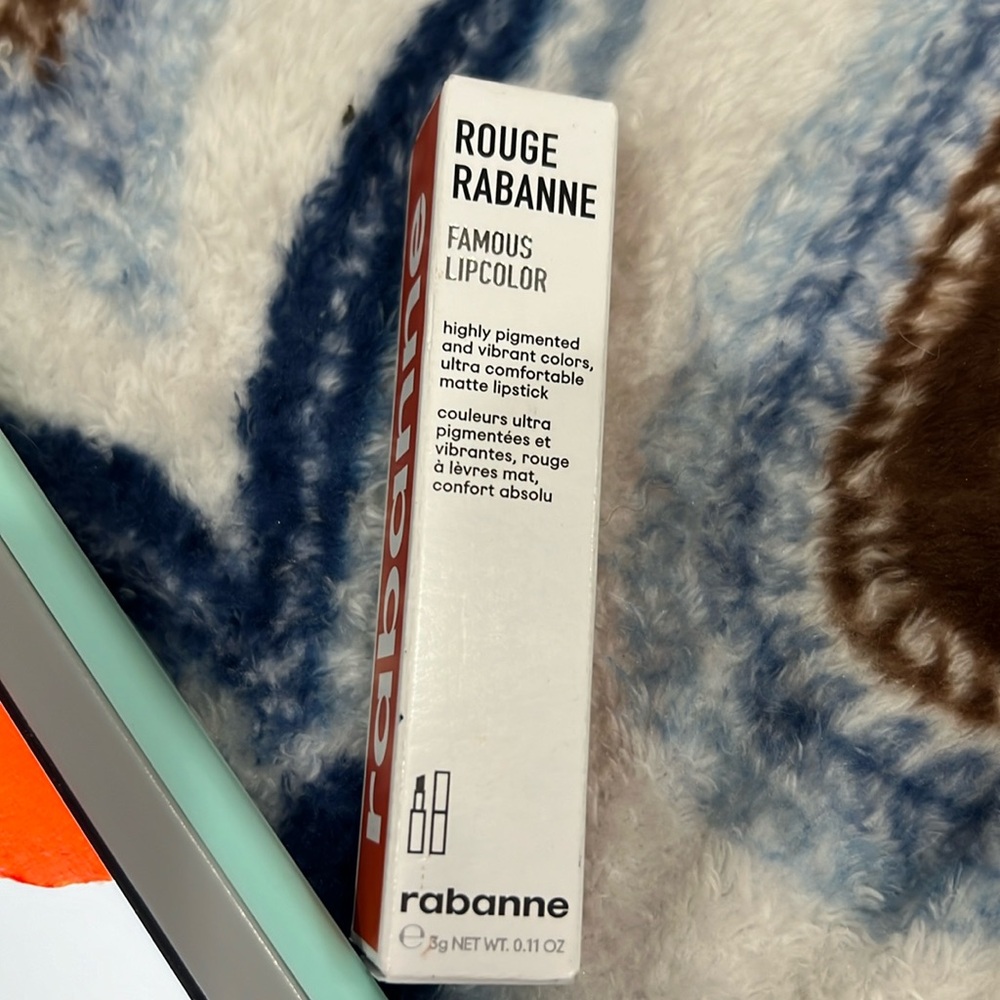 Rouge Rabanne orange mecanique 926 famous lipcolor